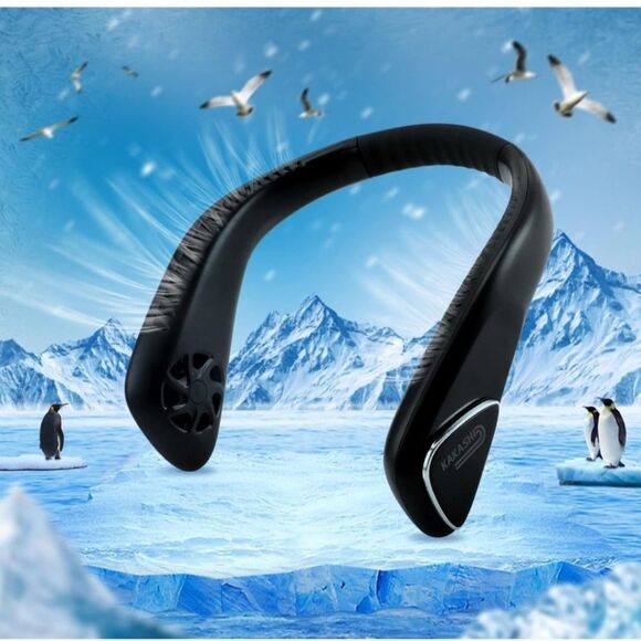 Kakashi 6000mAh Portable Neck Fan Rechargeable, Bladeless Operated Wearable New - Picture 6 of 7